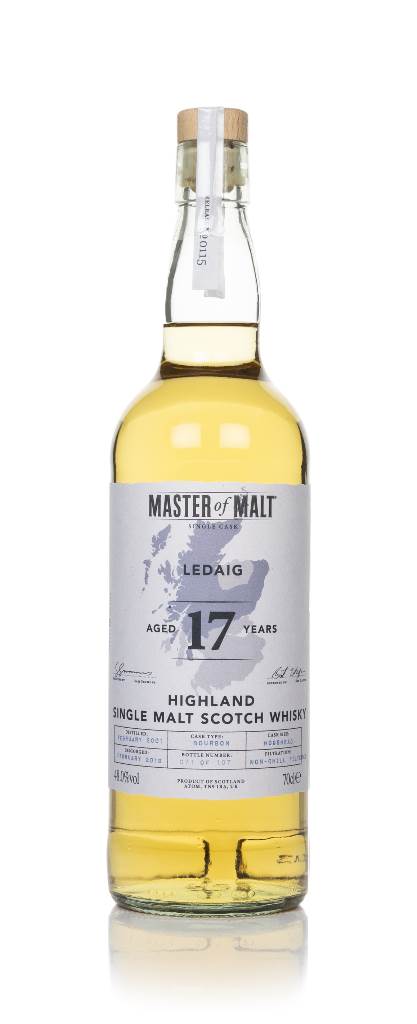Ledaig 17 Year Old 2001 Single Cask (Master of Malt) product image