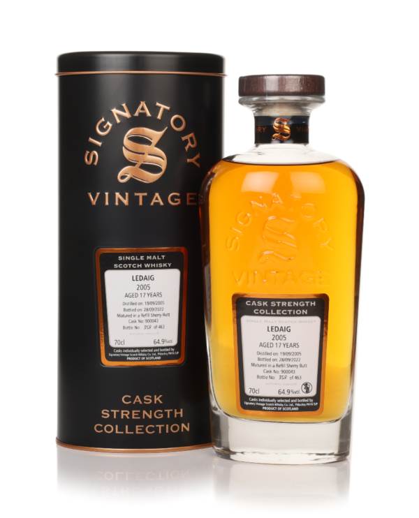 Ledaig 17 Year Old 2005 (cask 900043) - Cask Strength Collection (Signatory) product image