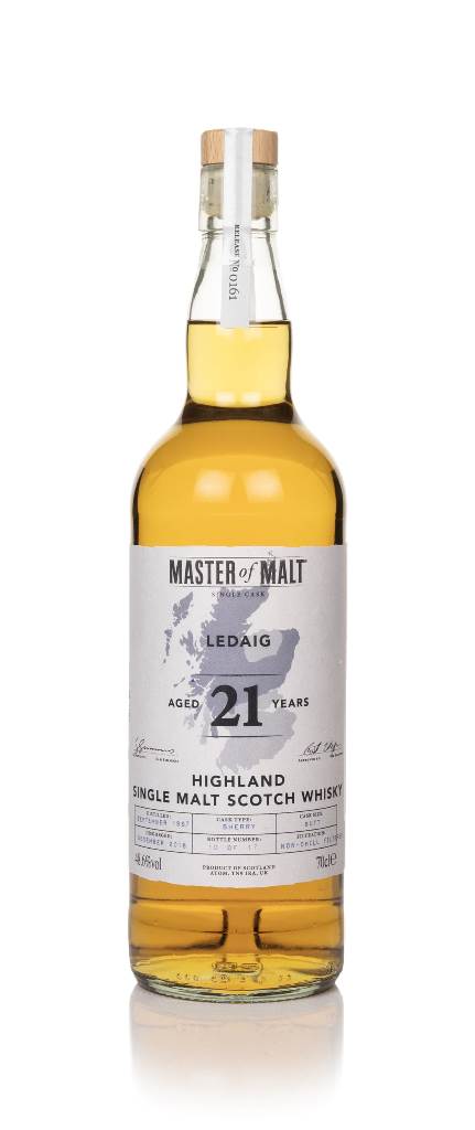 Ledaig 21 Year Old 1997 Single Cask (Master of Malt) product image