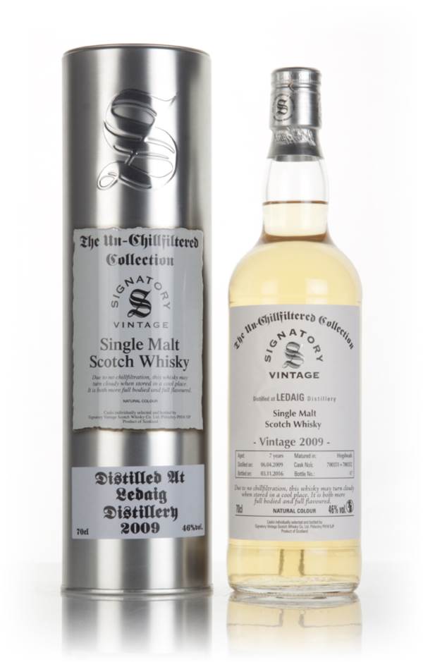 Ledaig 7 Year Old 2009 (casks 700351 & 700352) - Un-Chillfiltered Collection (Signatory) product image