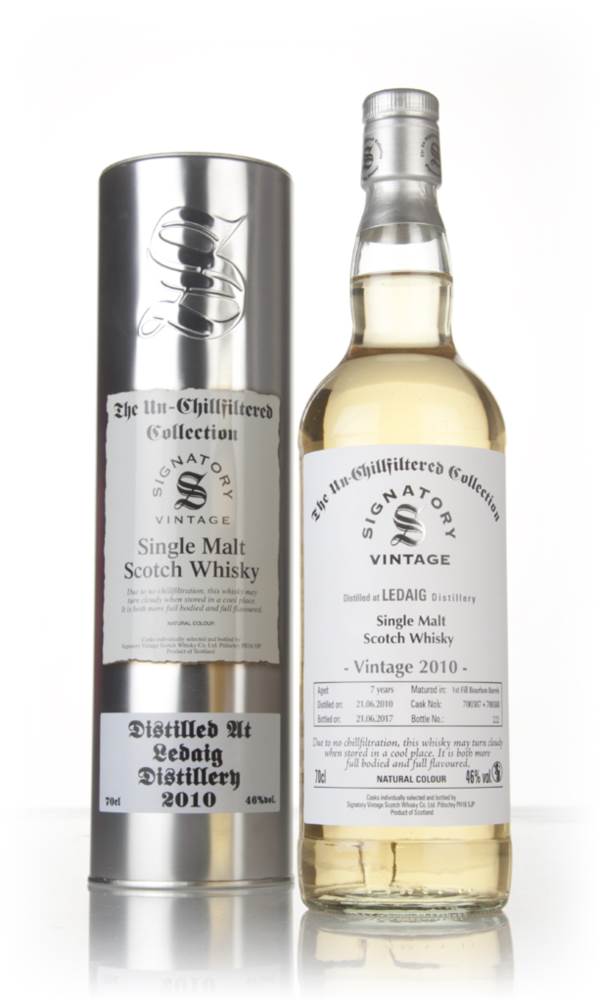 Ledaig 7 Year Old 2010 (casks 700387 & 700388) - Un-Chillfiltered Collection (Signatory) product image