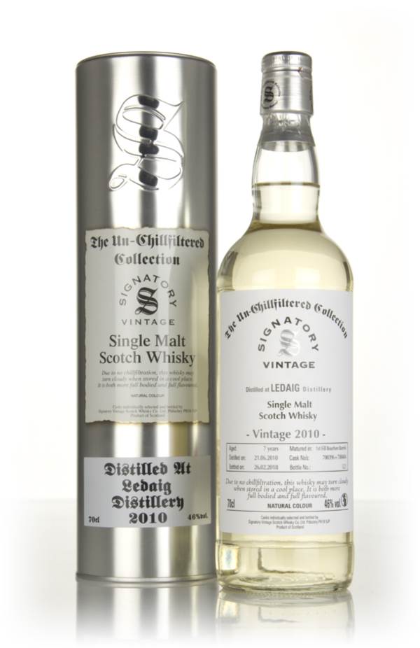 Ledaig 7 Year Old 2010 (casks 700396 & 700404) - Un-Chillfiltered Collection (Signatory) product image