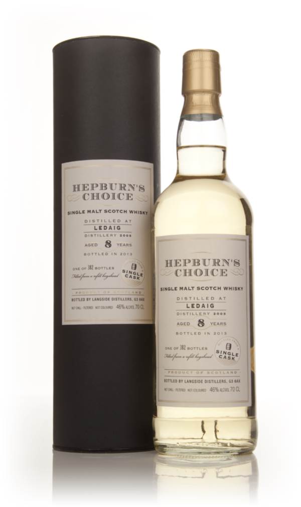 Ledaig 8 Year Old 2005 - Hepburn's Choice (Langside) product image