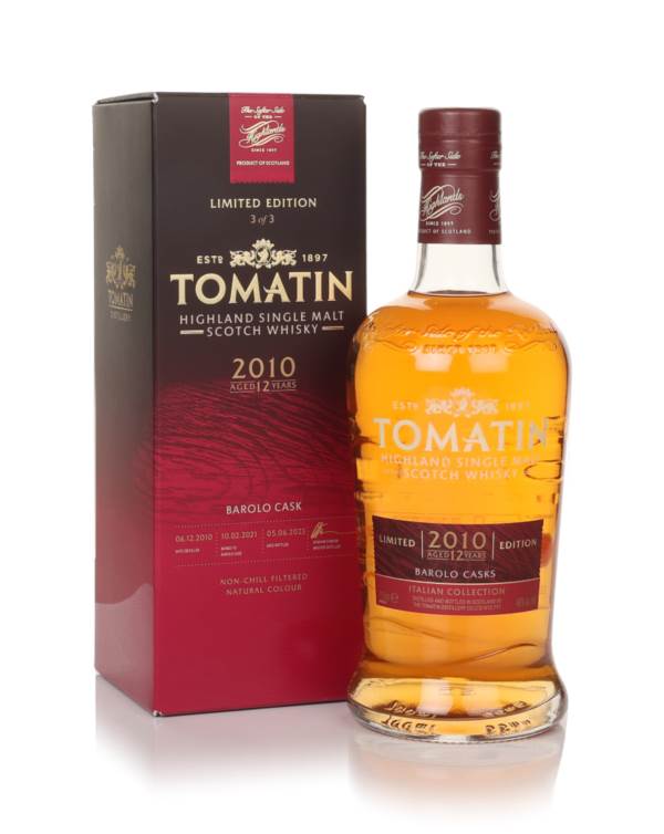 Tomatin 12 Year Old 2010 Italian Collection - Barolo Cask product image