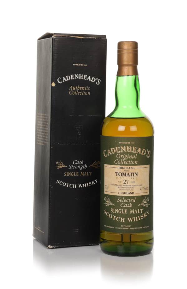 Tomatin 27 Year Old 1962 - Cadenhead's Authentic Collection product image
