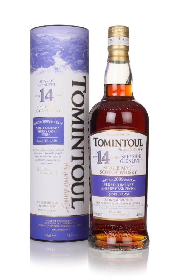 Tomintoul 14 Year Old 2009 PX Sherry Quarter Cask Finish product image