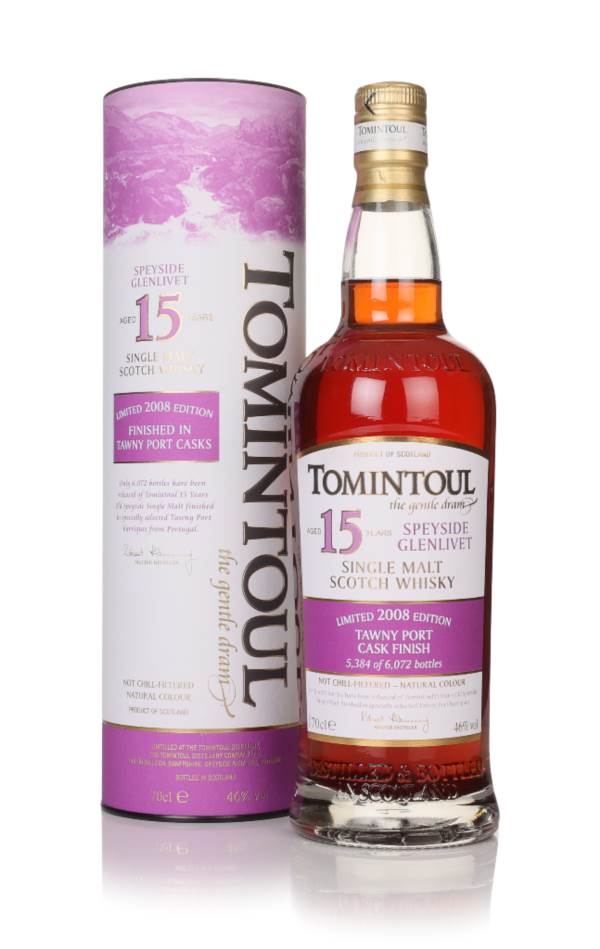 Tomintoul 15 Year Old 2008 Tawny Port Cask Finish product image