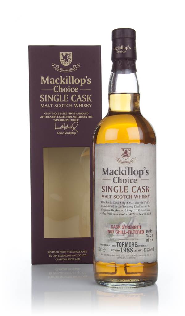 Tormore 27 Year Old 1988 (cask 4177) - Mackillop's Choice product image