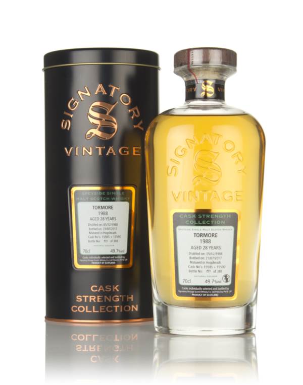 Tormore 28 Year Old 1988 (casks 15585 & 15590) - Cask Strength Collection (Signatory) product image