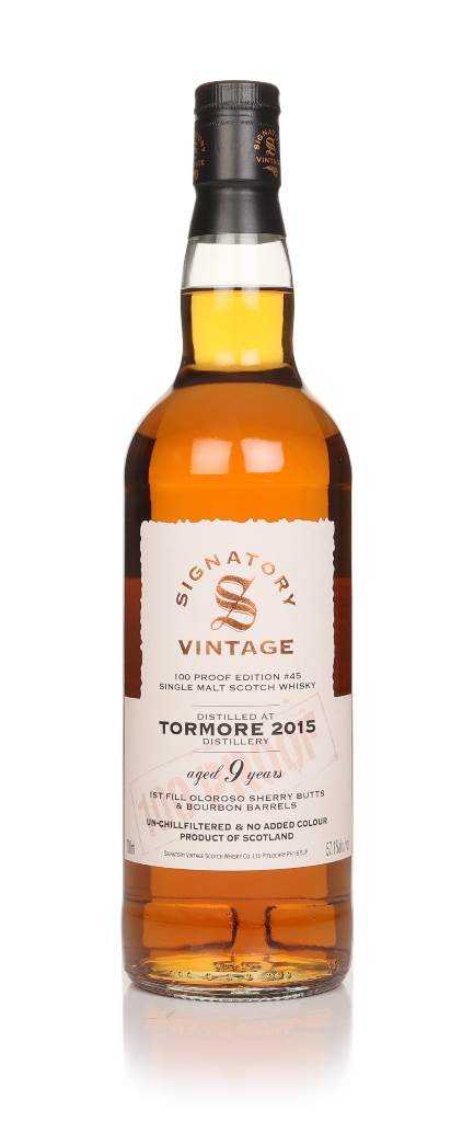 Tormore 9 Year Old 2015 - 100 Proof Edition #45 (Signatory) product image