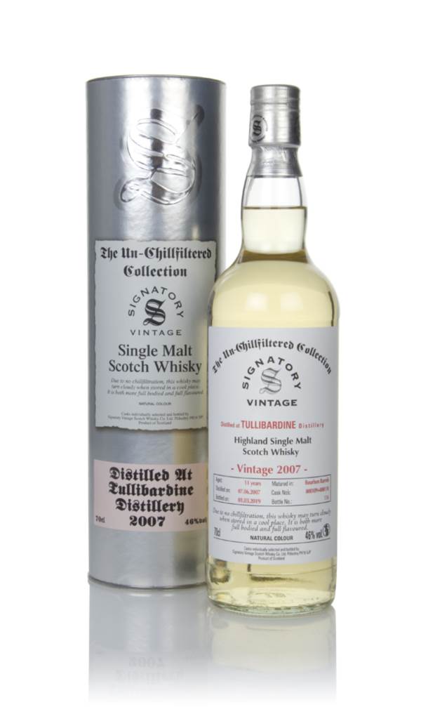 Tullibardine 11 Year Old 2007 (casks 800109 & 800110) - Un-Chillfiltered Collection (Signatory) product image