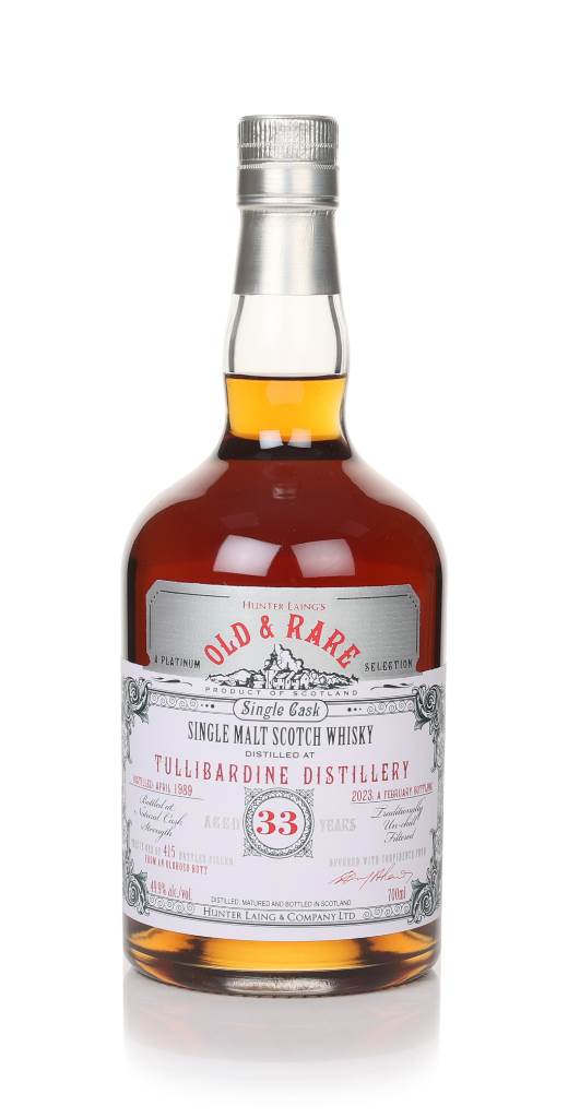Tullibardine 33 Year Old 1989 - Old & Rare Platinum (Hunter Laing) product image